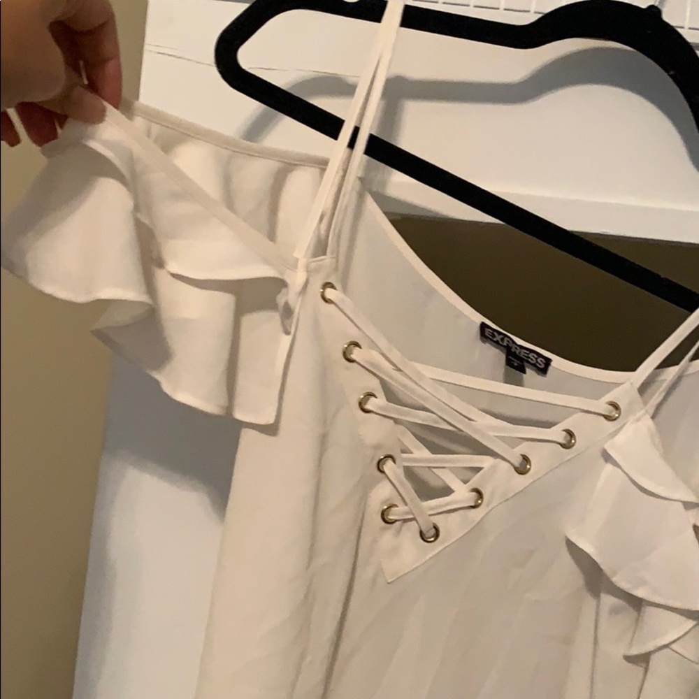 White Express Tank Top - Picture 2 of 4